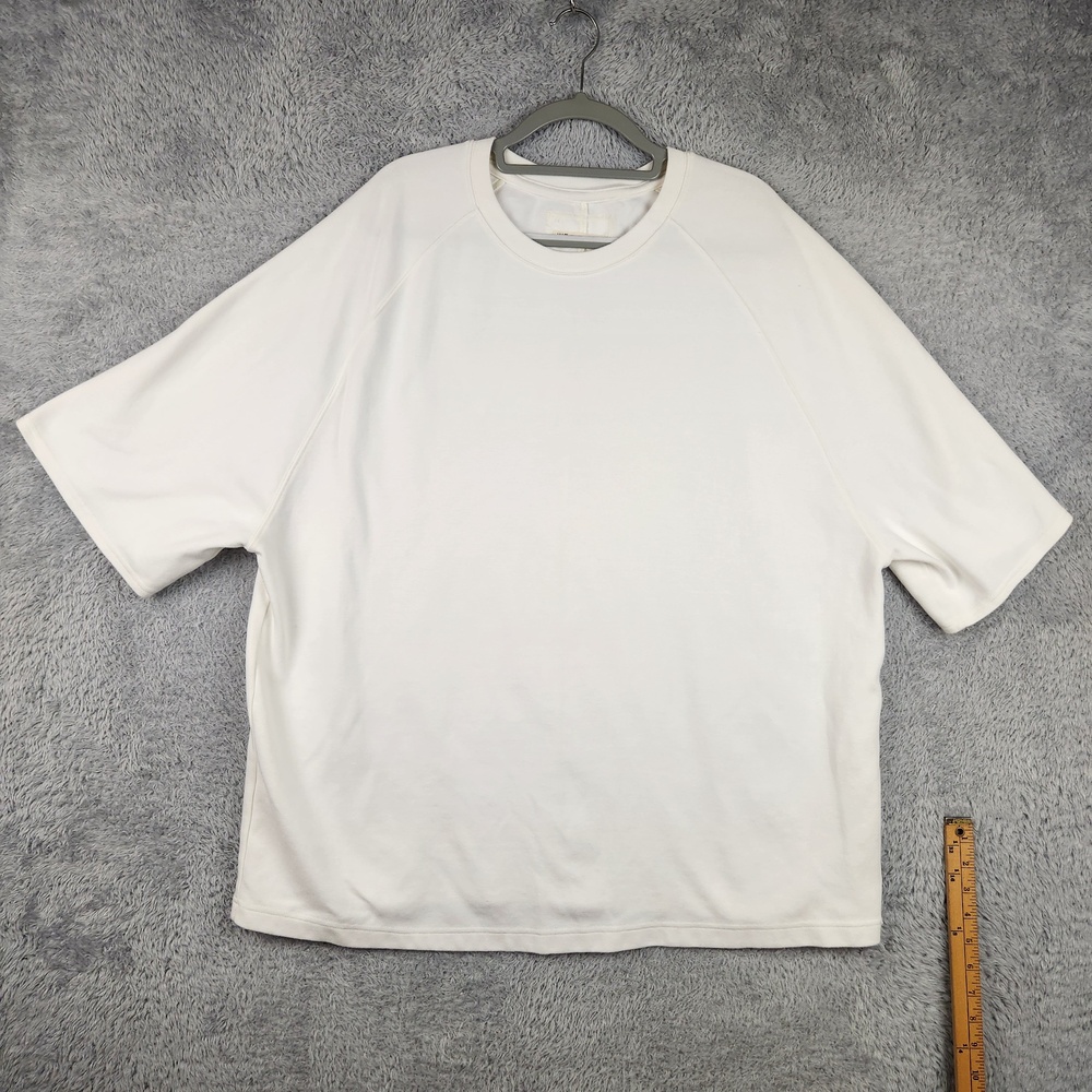 We The Free Shirt Womens XL White Raglan Short Sleeve Cottage Oversized Boho